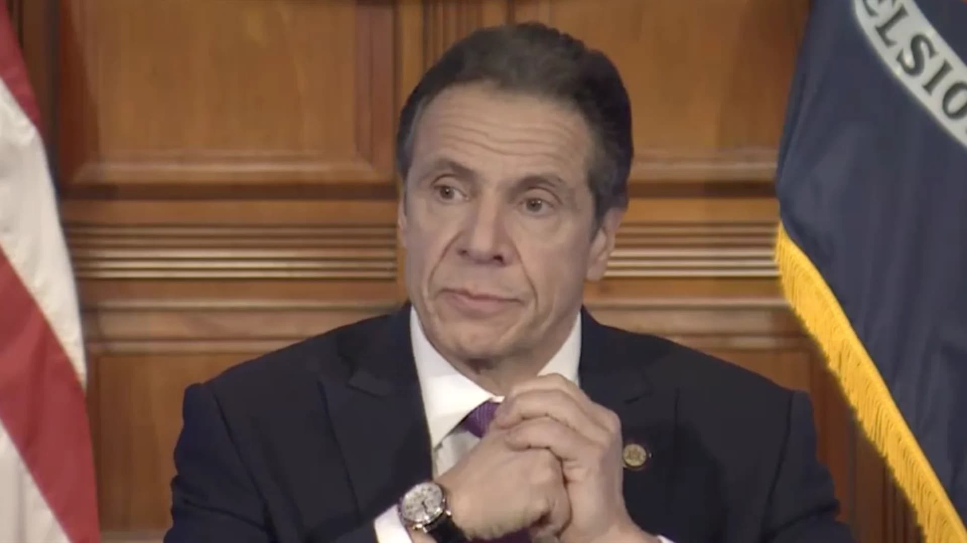 Cuomo says cuts to schools, hospitals will be forecast without federal help