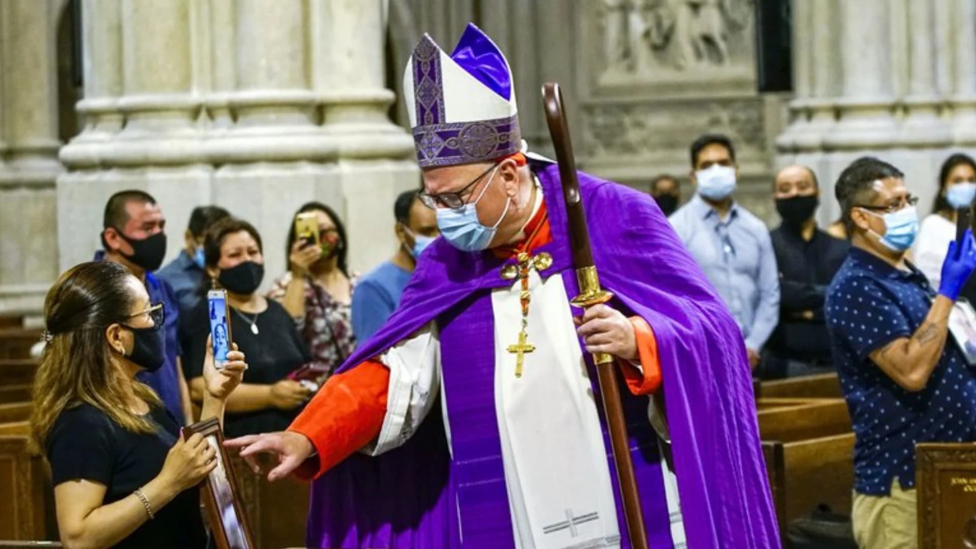 NY’s Cardinal Dolan quarantining; a contact tested positive