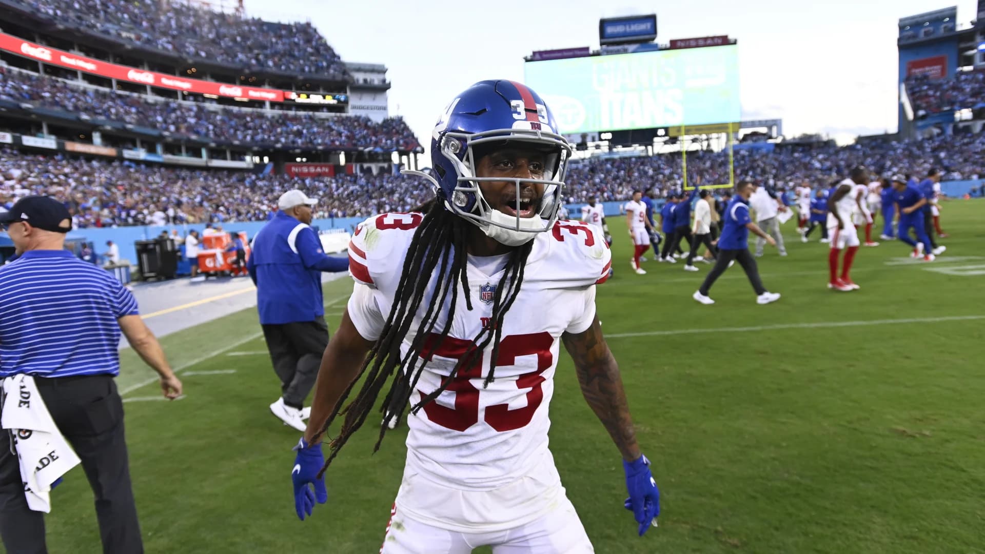 Giants cornerback Aaron Robinson has appendix removed, out Sunday