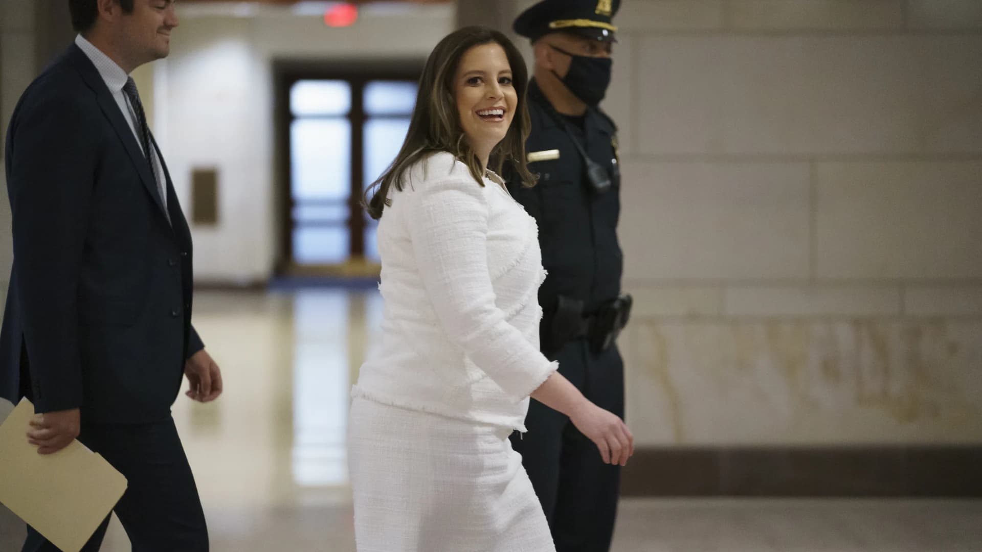 House GOP elects Rep. Elise Stefanik (R-NY) to No. 3 leadership post to replace Rep. Liz Cheney