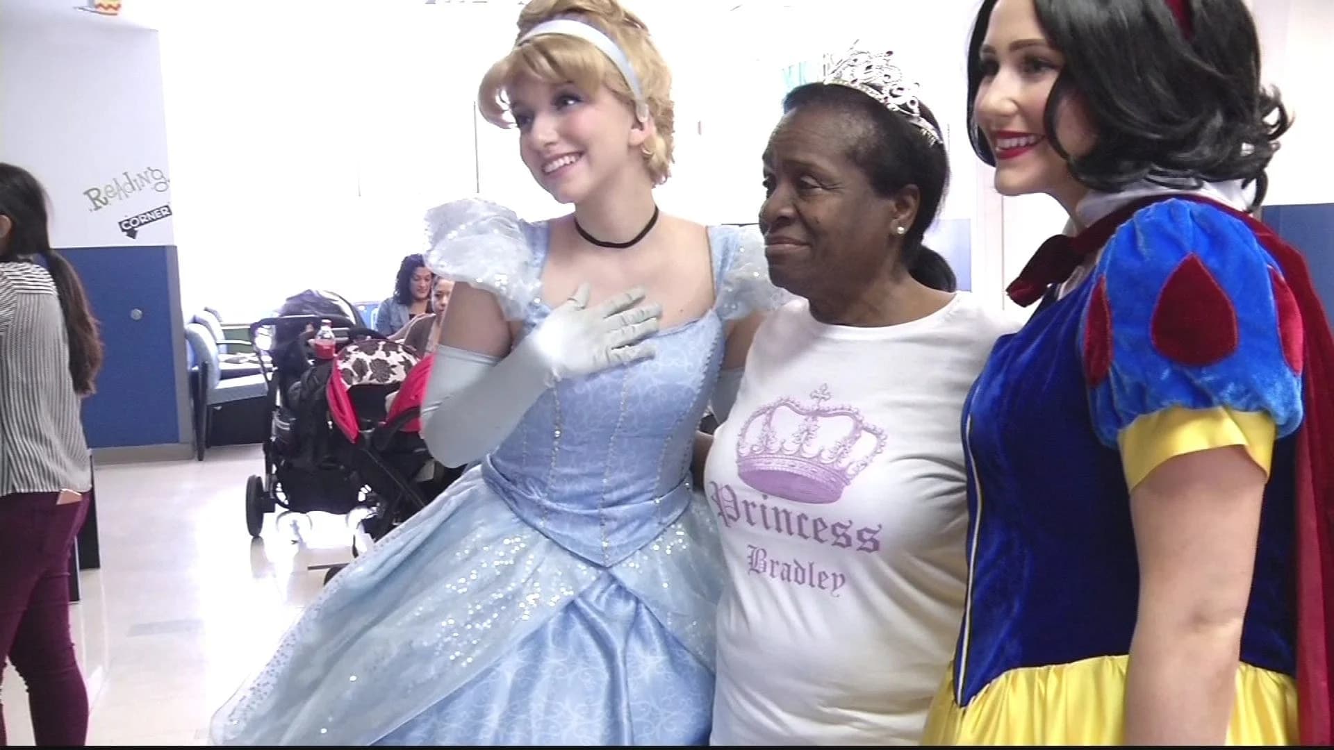 Volunteer ‘princesses’ visit children at St. Barnabas Hospital