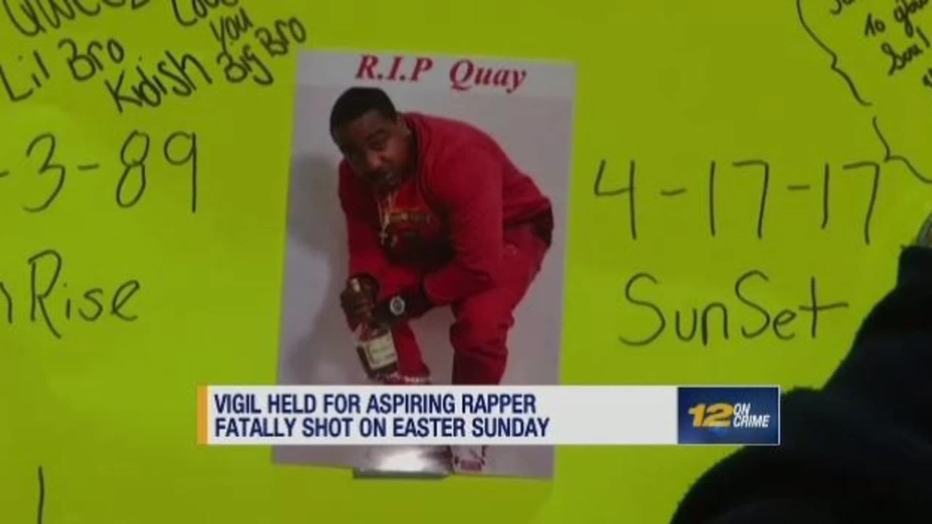 Vigil held for Bronx rapper who was fatally shot